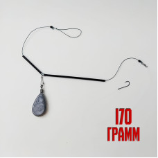 Монтаж на налима с противозакручивателем 170гр купить в интернет магазине "Рыболовный-Монтаж.Ру"